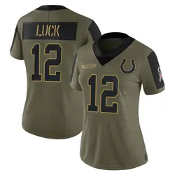 Women's Nike Andrew Luck Royal Indianapolis Colts Game Jersey